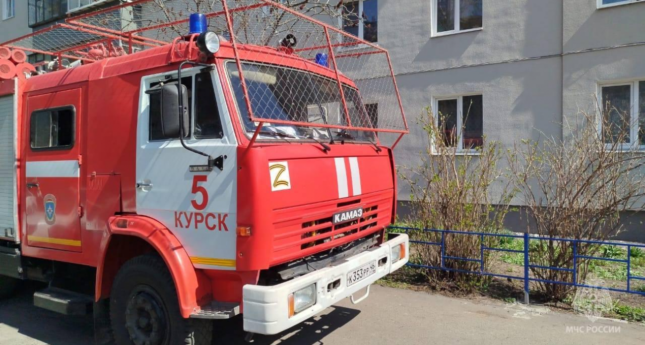 В Курской области за сутки 3 пожара, 2 взрывоопасных предмета и 2 ДТП