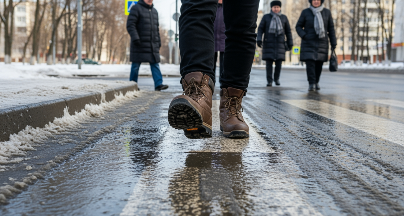 Наледь больше не страшна: три хитрости помогут ногам оставаться в безопасности на скользком льду