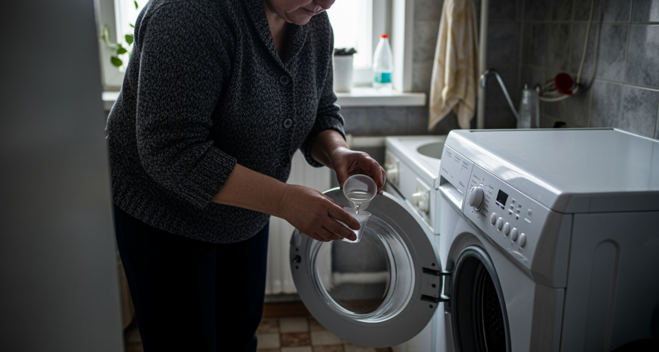 Плещу спиртом в барабан — и машина взрывается чистотой: грязь с плесенью летят в трубу как на войне