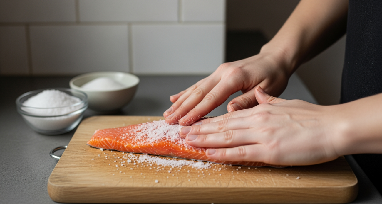 Ивлев просит рецепт: как Елена Ландэ готовит красную рыбу за час к праздничному столу