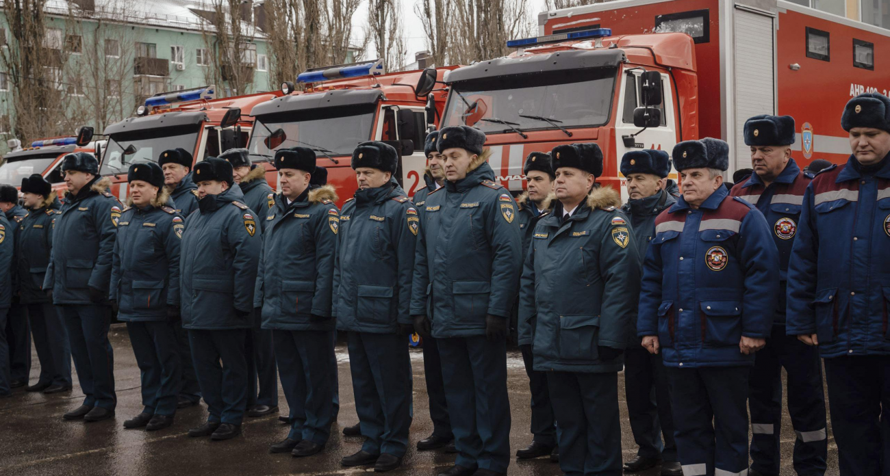 Курские спасатели получили 26 единиц техники в День профессионального праздника