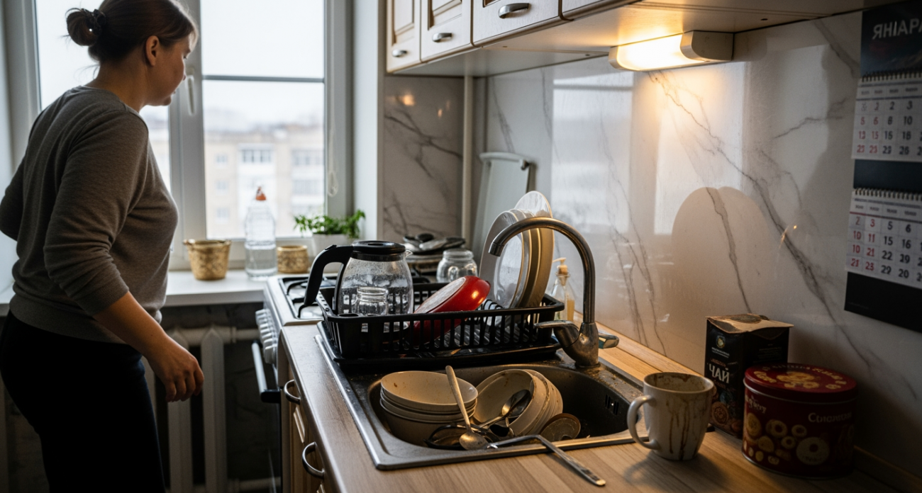 Когда уходу из квартиры на неделю, всегда оставляю кран открытым и закрываю дверь в ванную комнату - это спасает от неприятностей