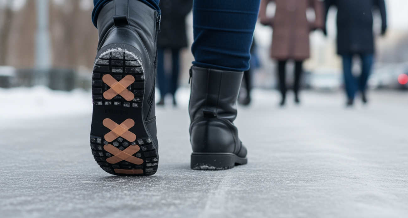 3 капли на каблук - и лёд больше не враг: лайфхак, который спасает зимой