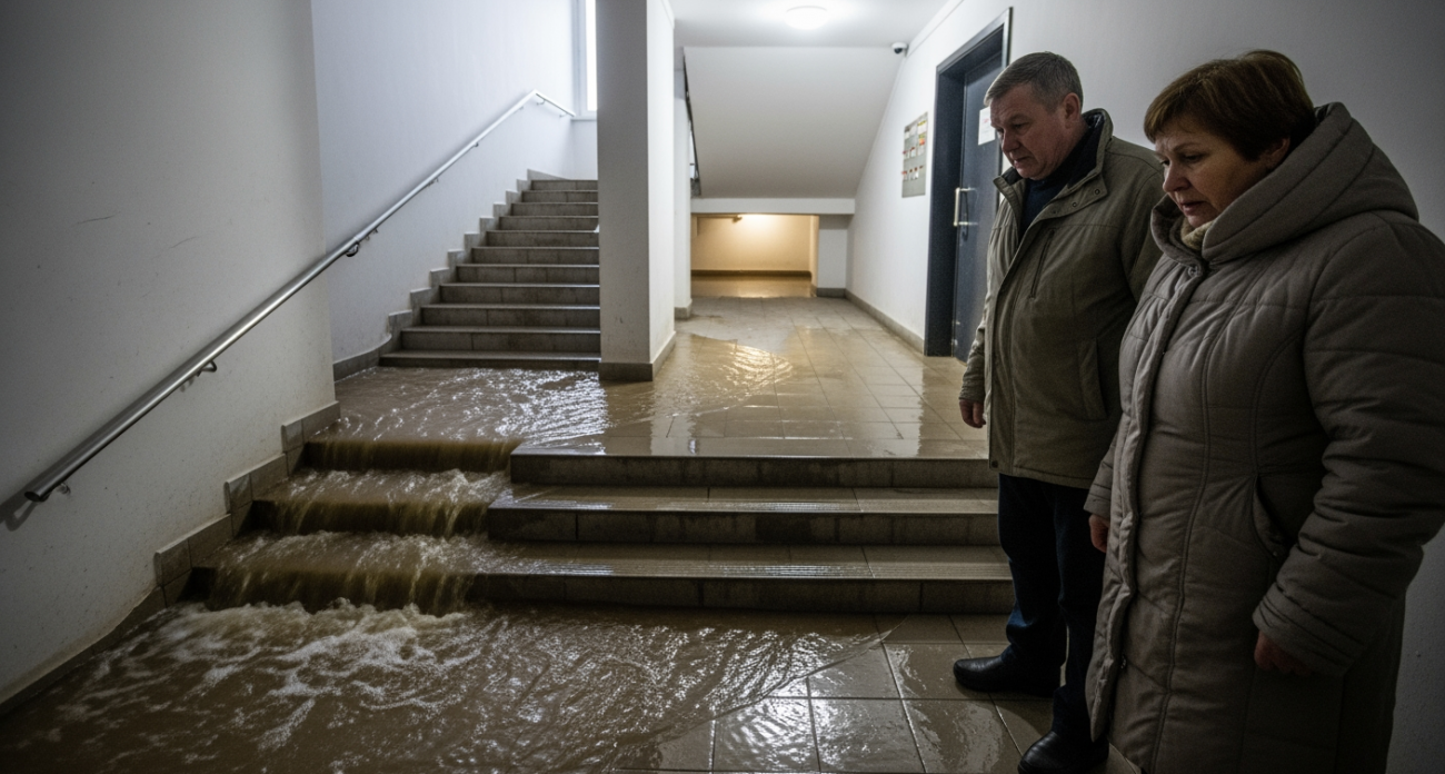 Вода затопила квартиры на Заводской, 39Б: аварийщики не приезжают несколько часов