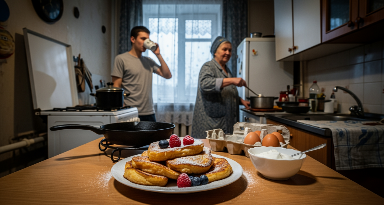 Гренки на сковороде: молоко заменяю на кефир - и вкус становится совсем другим