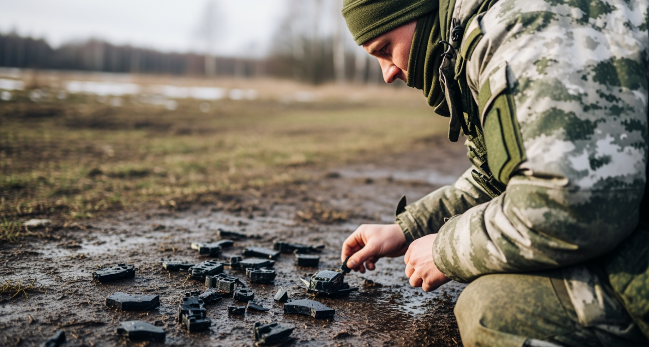«БАРС-Курск» показали обломки сбитого FPV-дрона и объявили набор бойцов