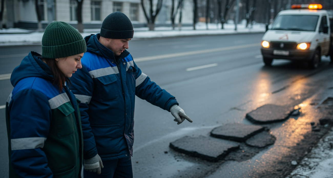 Порыв на улице Ленина оставил без тепла центр Курска ночью