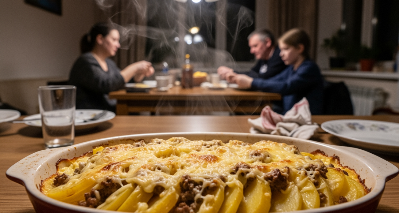 Мясо по-капитански станет звездой стола: картошка, фарш и сыр в одном блюде