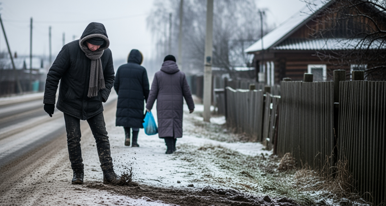 13 лет без тротуара: суд обязал «Курскавтодор» обеспечить безопасность пешеходов в Золотухино