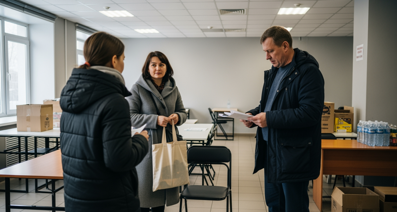 С 26 января пункт помощи для беженцев из приграничных районов Курска переезжает в ТЦ «Пушкинский»