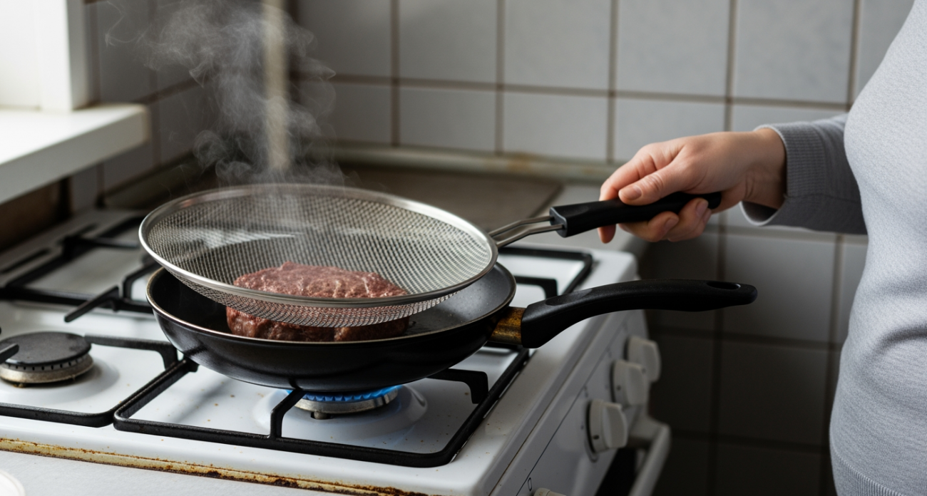 Простой лайфхак против брызг масла на кухне - как я открыл очевидное, но гениальное решение