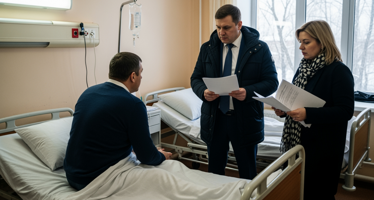 «Три месяца в постели»: Раненый в ДТП губернатор Хинштейн проводит совещания из больницы вопреки запрету врачей