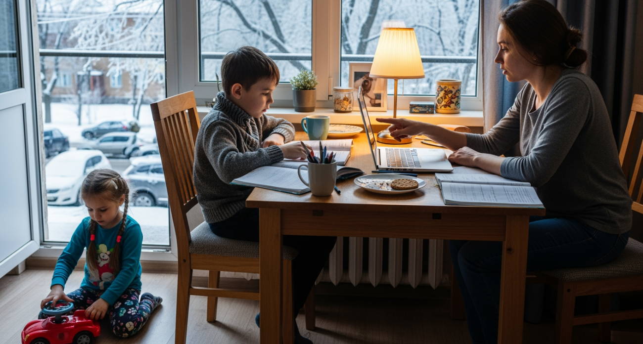 Аномальные морозы до -32°С вынудили власти Курской области перевести школы на дистант на 5 дней