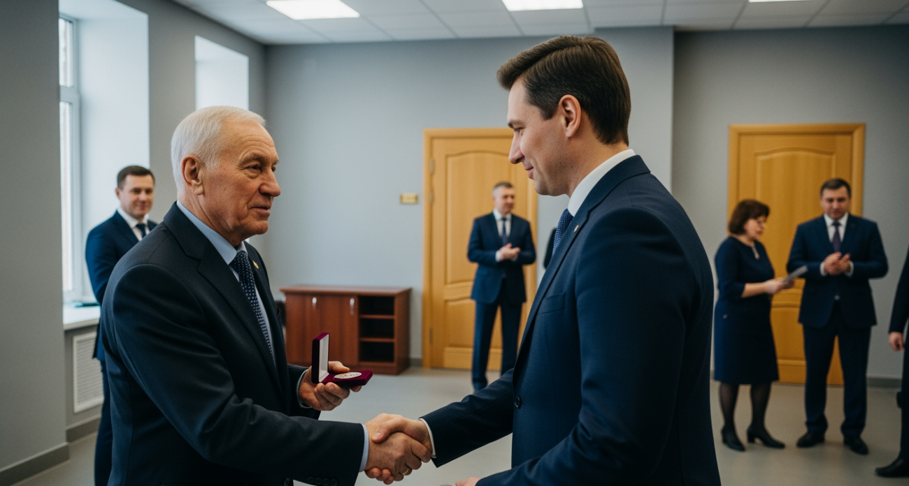 Четверть века правосудия: в Курске впервые вручили особый знак отличия зампреду облсуда при уходе в отставку