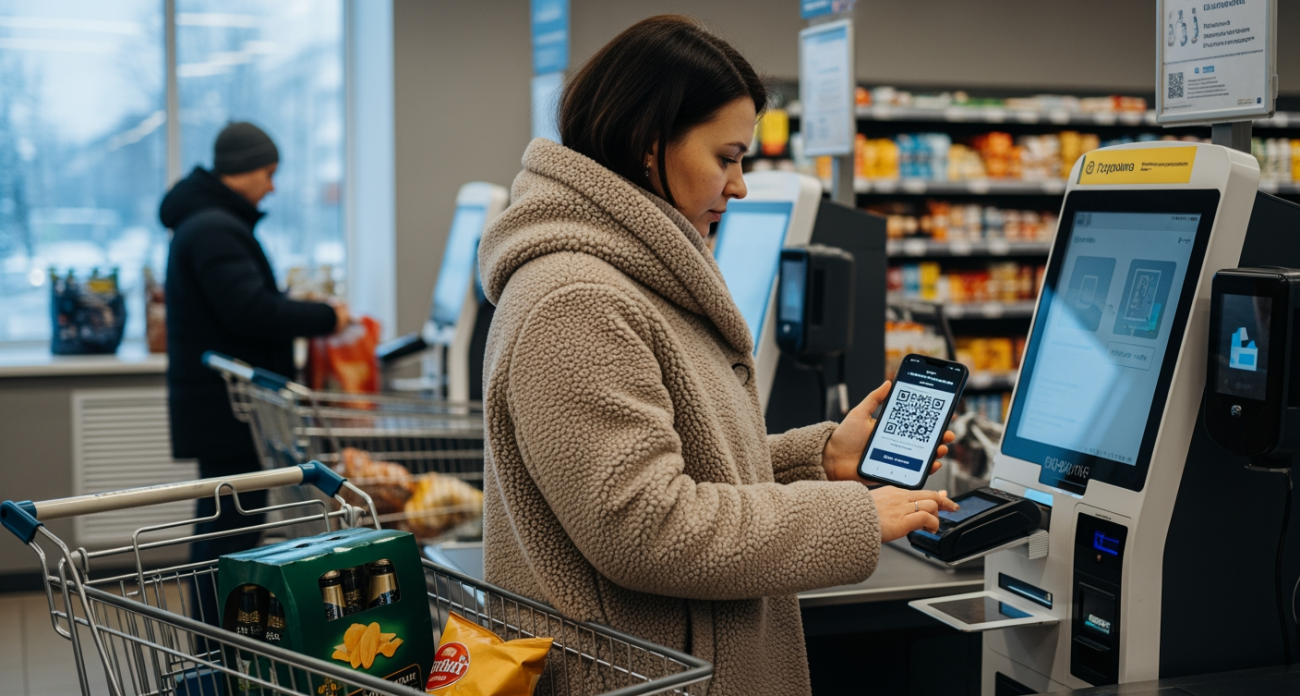 120 магазинов «Магнит» в Курской области позволяют купить алкоголь через MAX без участия кассира