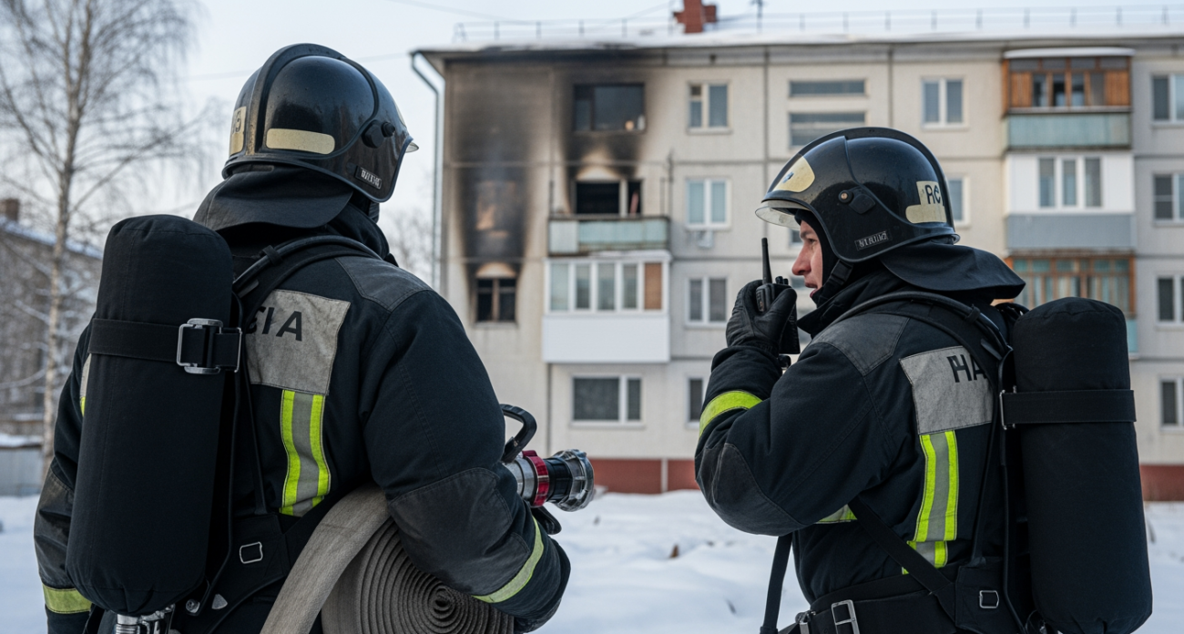 Спасены 4 человека: огнеборцы справились с тремя пожарами за сутки в Курской области