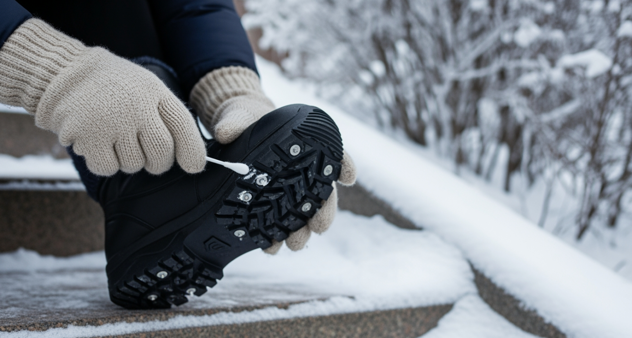 Простой трюк с обычной ваткой обеспечит вам безопасную ходьбу на льду всю зиму без скольжения и падений