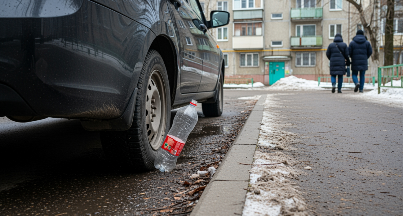 Ни за что не трогайте эту бутылку у своей машины: вот как вас разводят мошенники