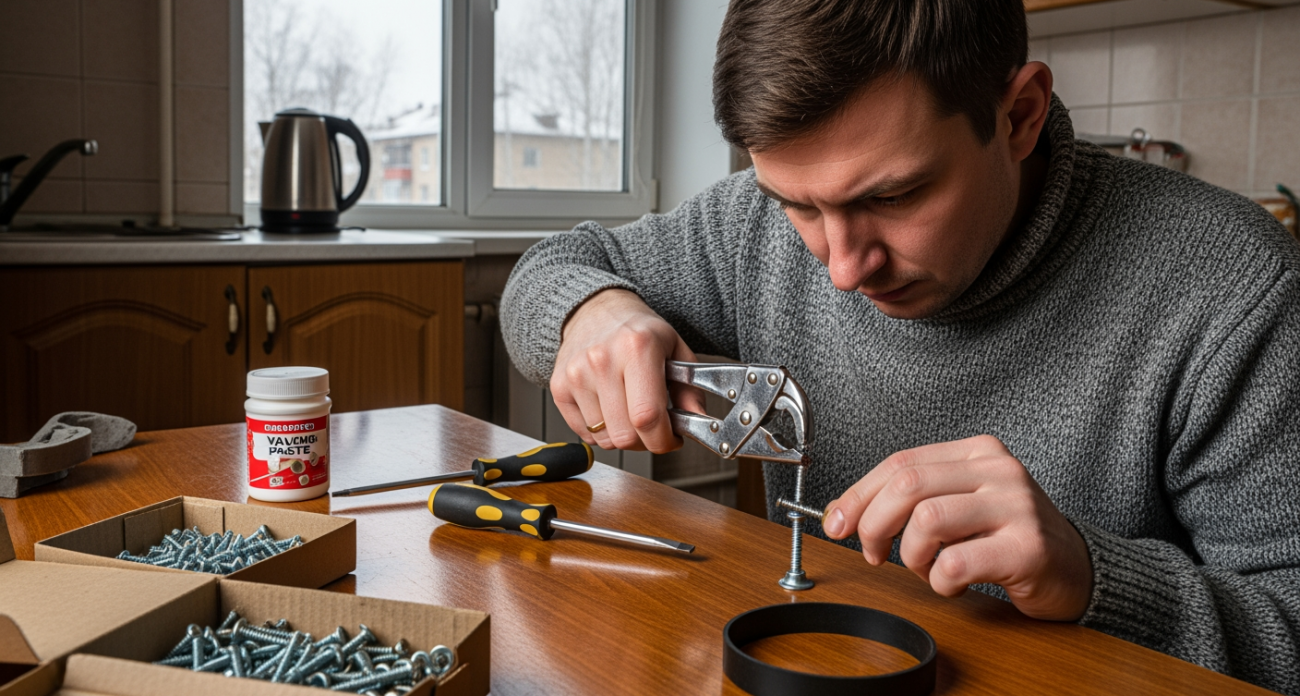 Сорванная резьба больше не проблема: домашний лайфхак для извлечения упрямых винтов, который работает всегда