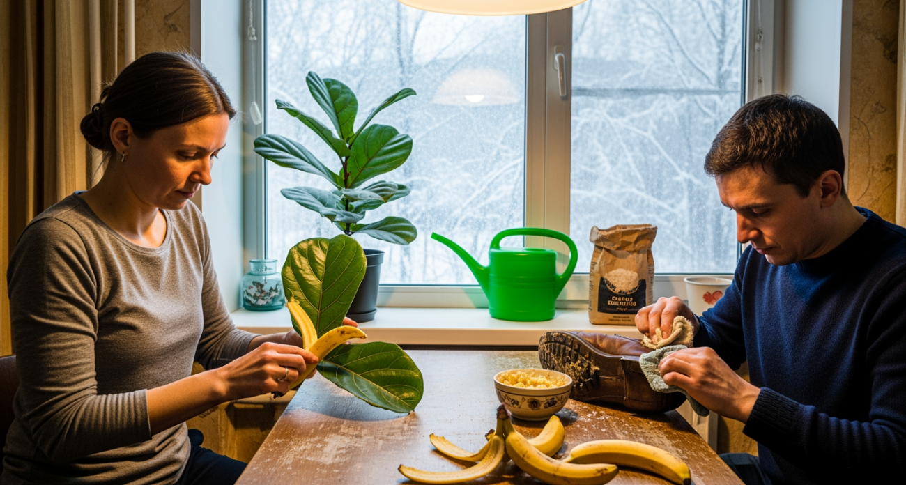 Соль и банановая кожура — копеечный трюк для ленивых садоводов, который заставит соседей завидовать всю зиму