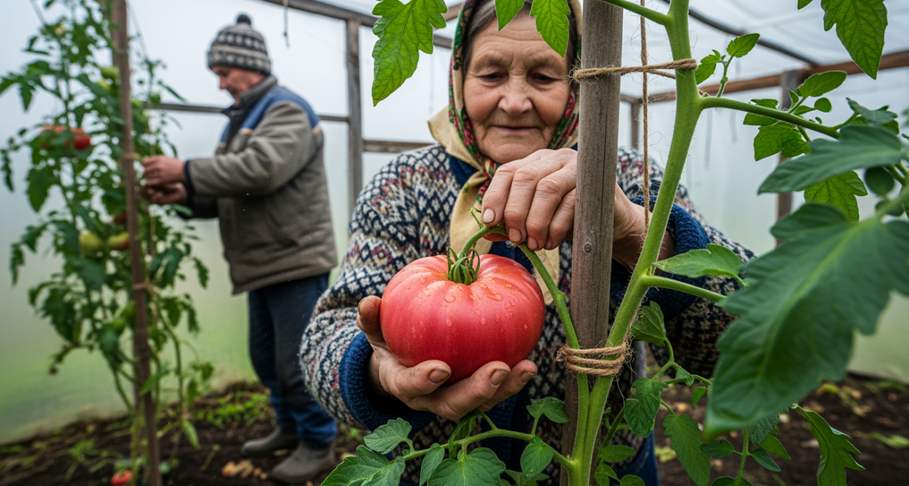 Нашли томат-рекордсмен для ленивых дачников — даже в дождливое лето выдаёт по полкило с куста