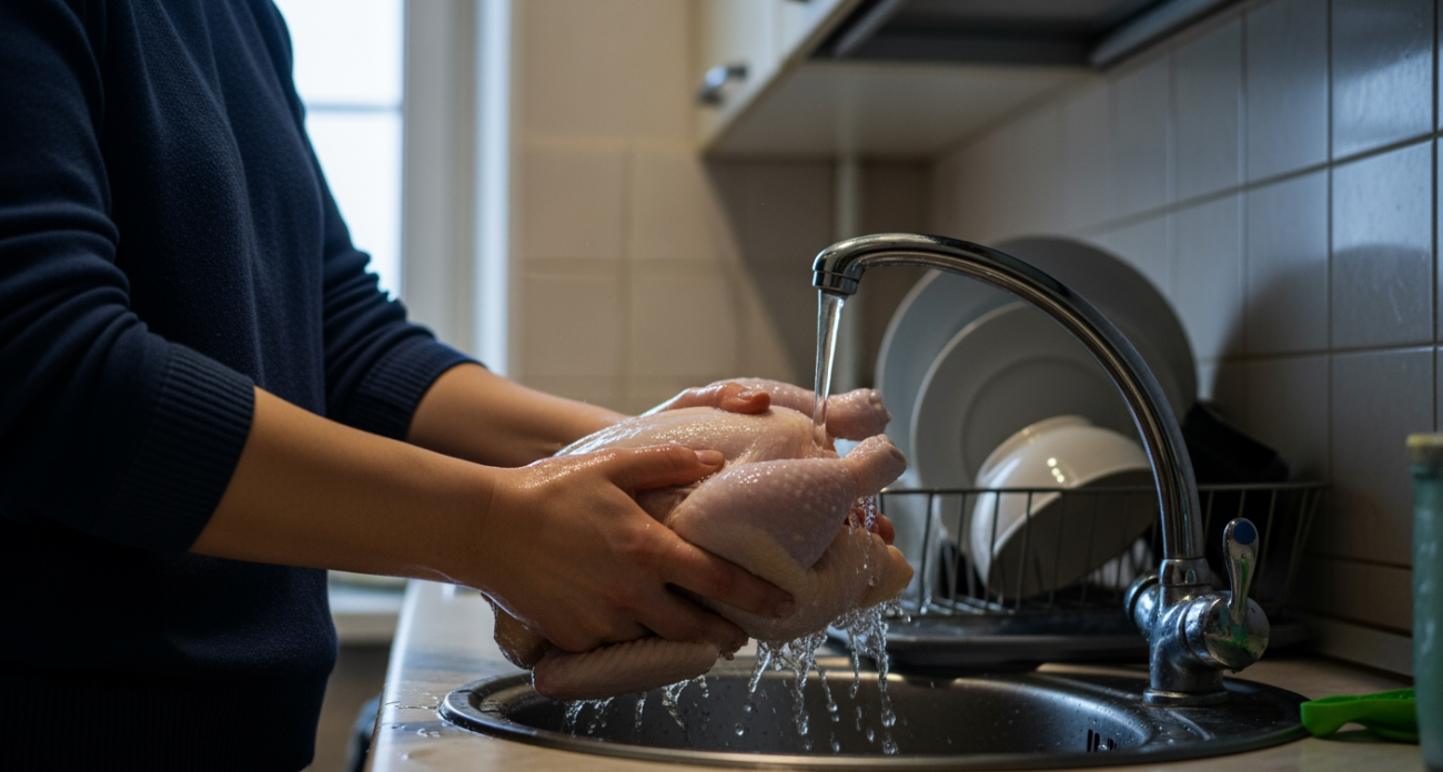 Вы совершаете серьезную ошибку, если до сих пор моете курицу: врач Мясников объяснил, почему кран — худший враг кулинара