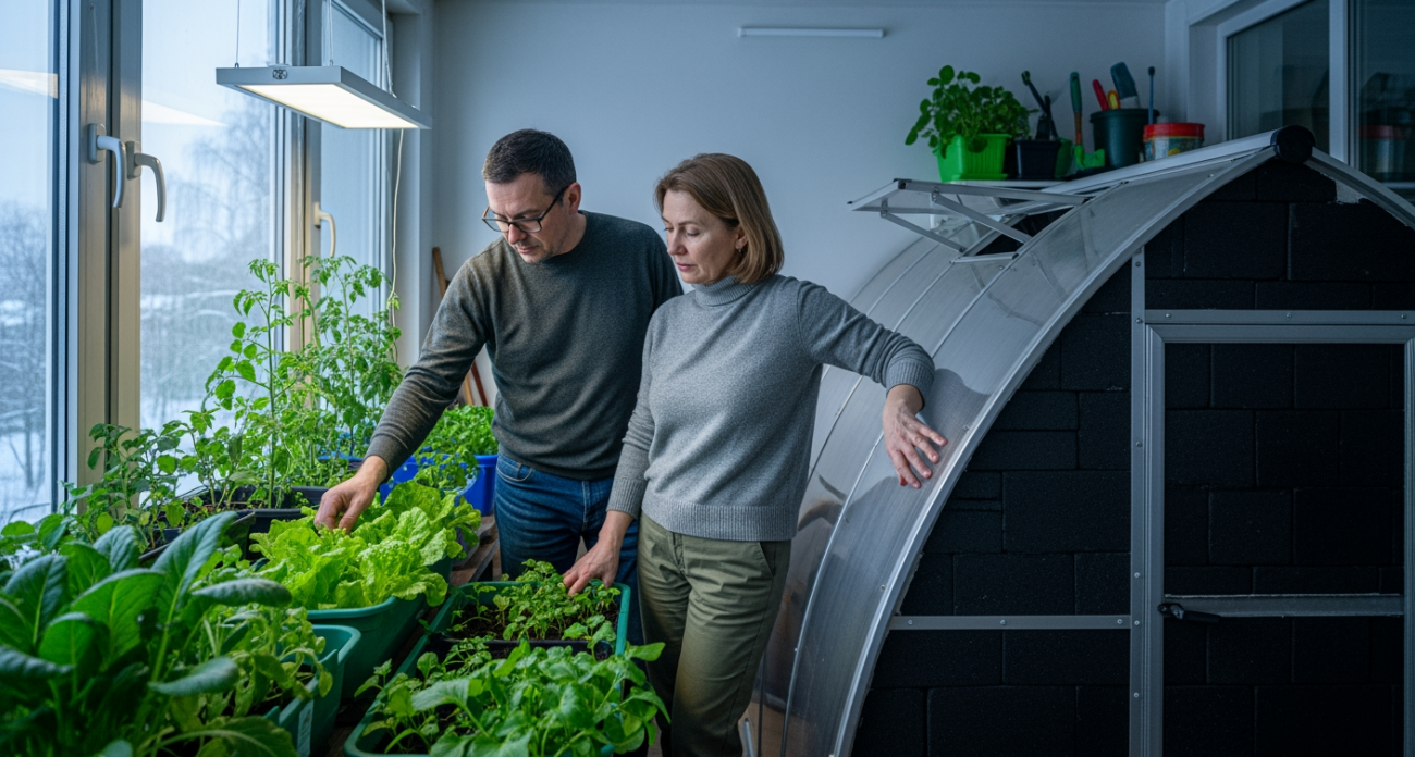 Китайская хитрость для теплицы обогнала мои ожидания — даже в лютый мороз растения растут как летом