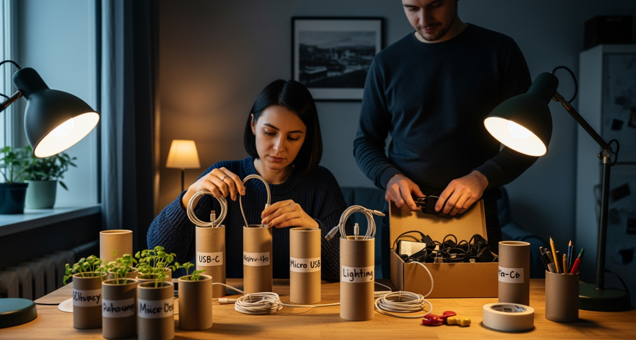 Не выкидываю картонные втулки от туалетной бумаги и вам не советую — они заменили мне дорогие органайзеры