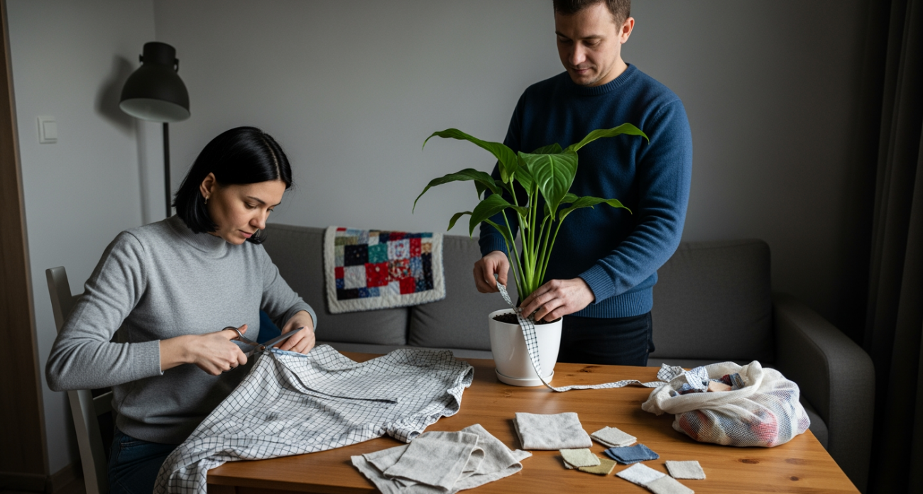 Остатки ткани на вес золота: 10 простых способов превратить ненужные лоскуты в полезные вещи для сада и быта