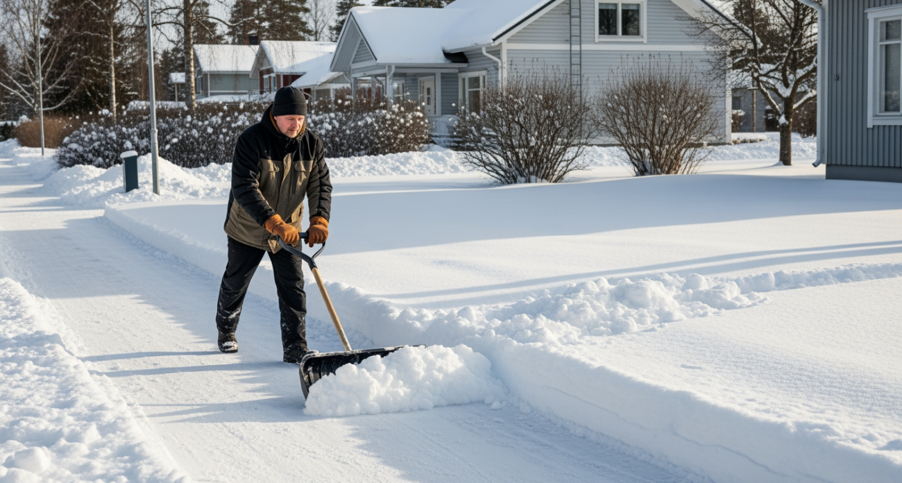 Скандинавский секрет быстрой уборки снега с помощью обычной лопаты заставит вас забыть о зимних мучениях