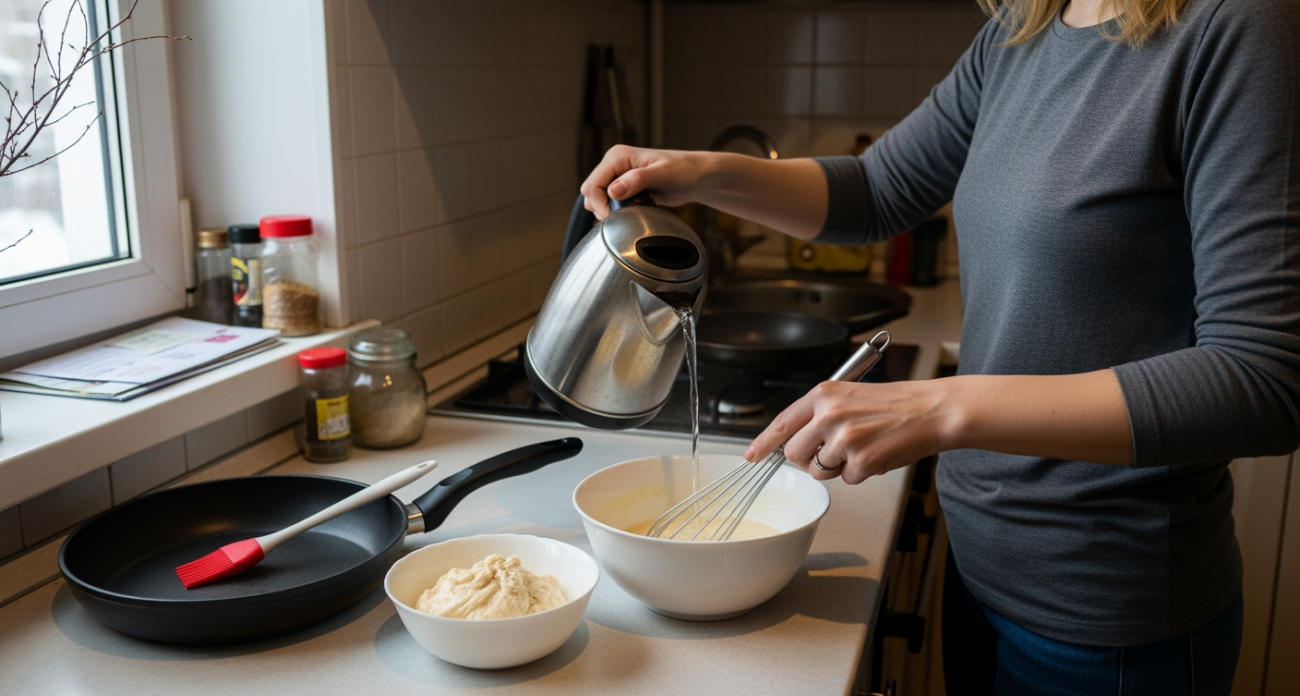 Секретный трюк с тремя ингредиентами для идеальных блинов на Масленицу без прилипания и разрывов