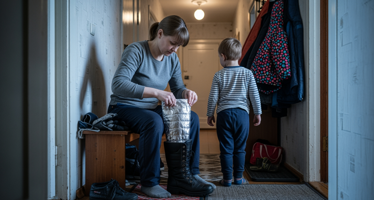 Старинная мудрость от наших бабушек: положите этот дешёвый материал в обувь и забудьте о холодных ногах до конца зимы