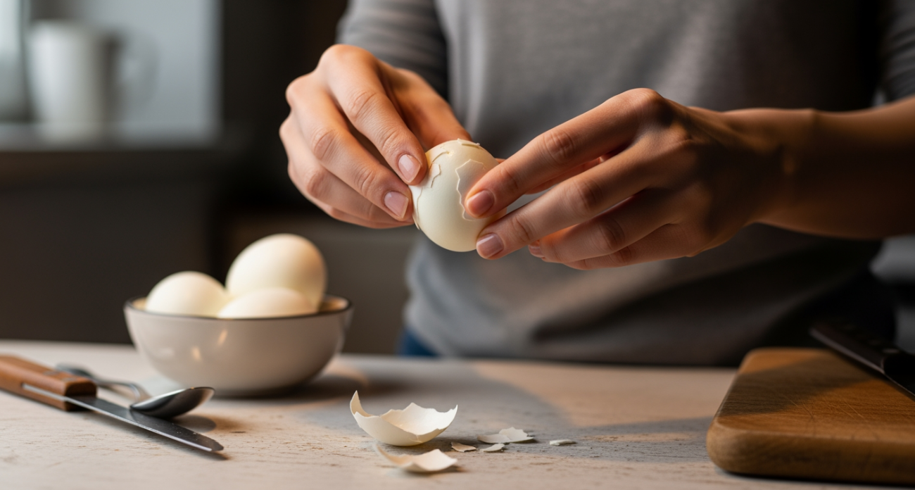Секретный ингредиент в стакане воды заставит скорлупу отделиться от яиц без единого усилия с вашей стороны