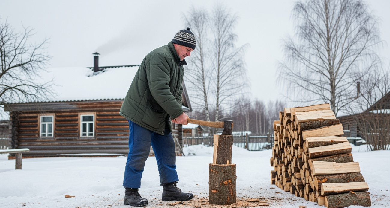 На севере уже давно топят сырыми дровами: опытные печники раскрыли секрет
