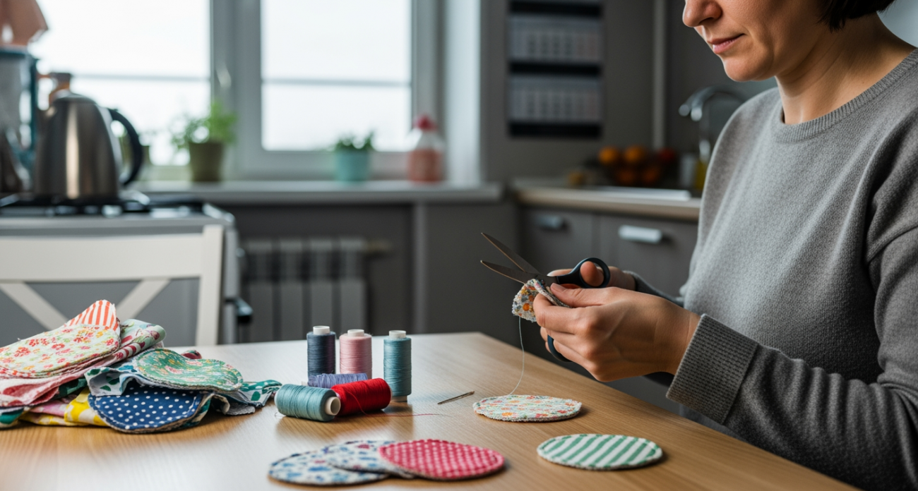 Из старых тряпочек в стильные штучки: как лоскутки превращаются в домашние сокровища за полчаса