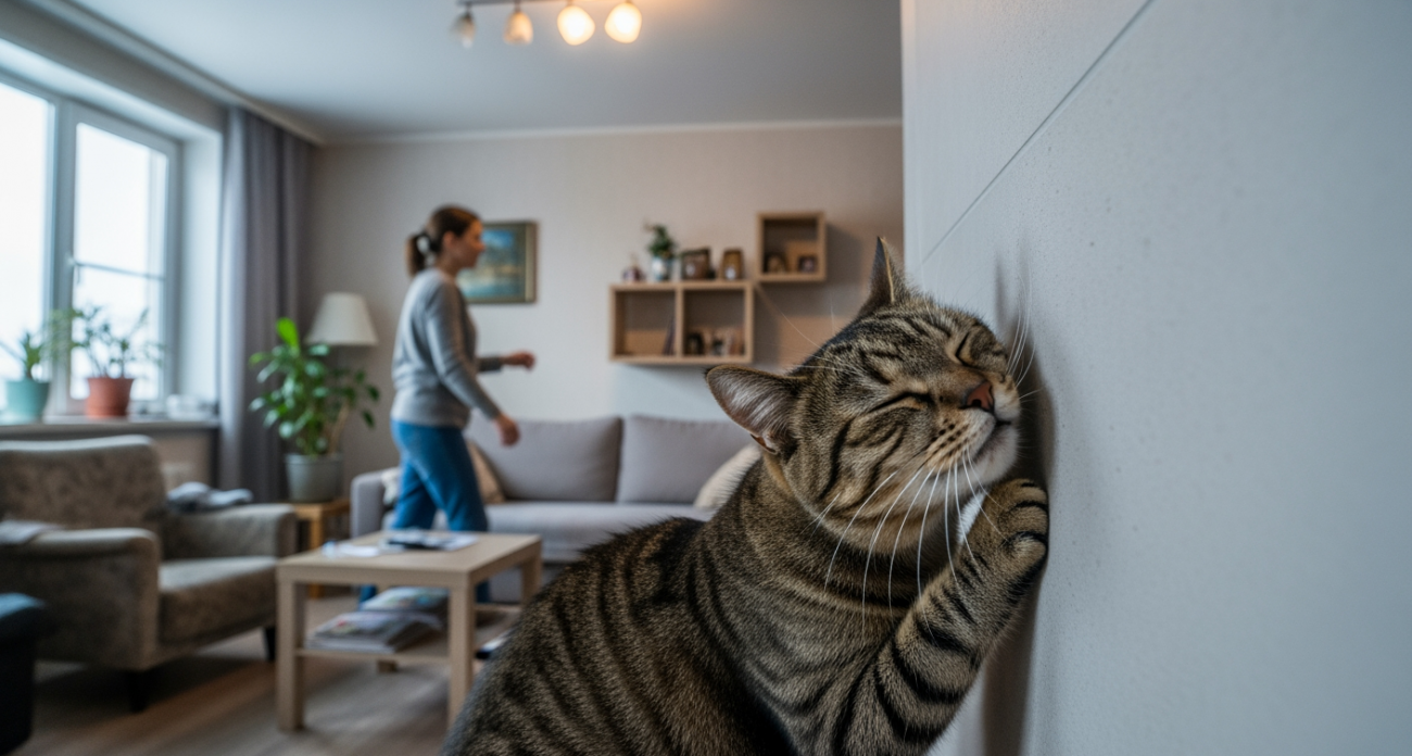 Кошки больше не портят ремонт: новое покрытие для стен служит два десятка лет и когти ему не страшны