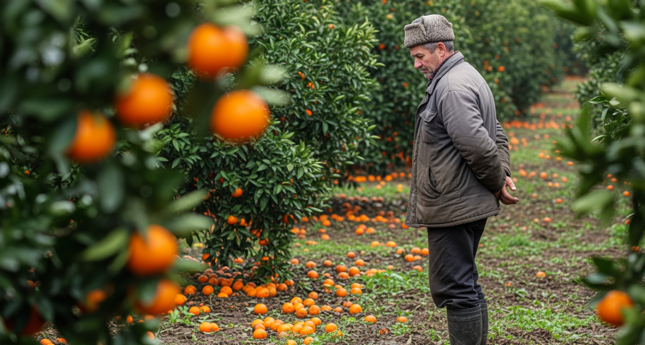 Фермер из Грузии объяснил, почему предпочитает выбрасывать мандарины, а не торговать с Россией