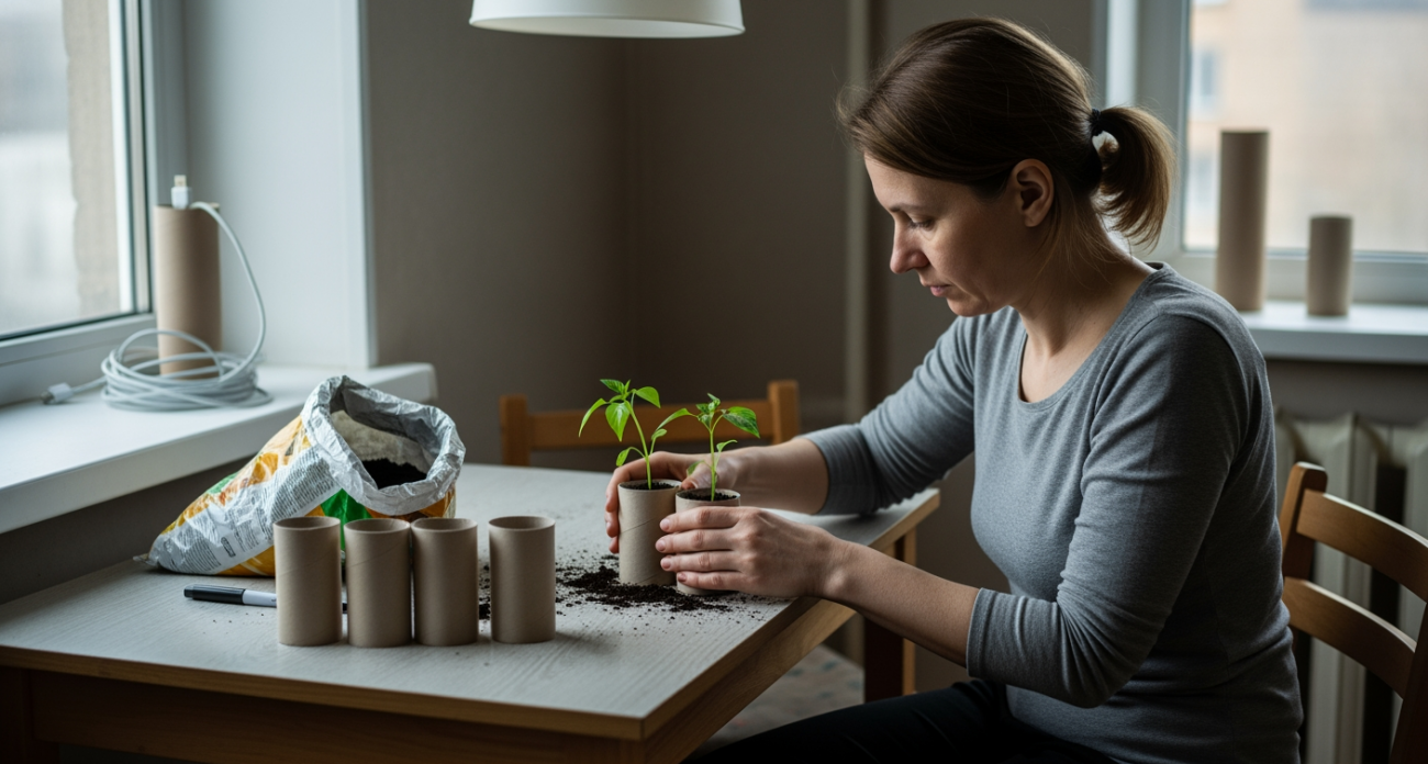 Втулки от туалетной бумаги превращаются в полезные вещи для дома за пару минут