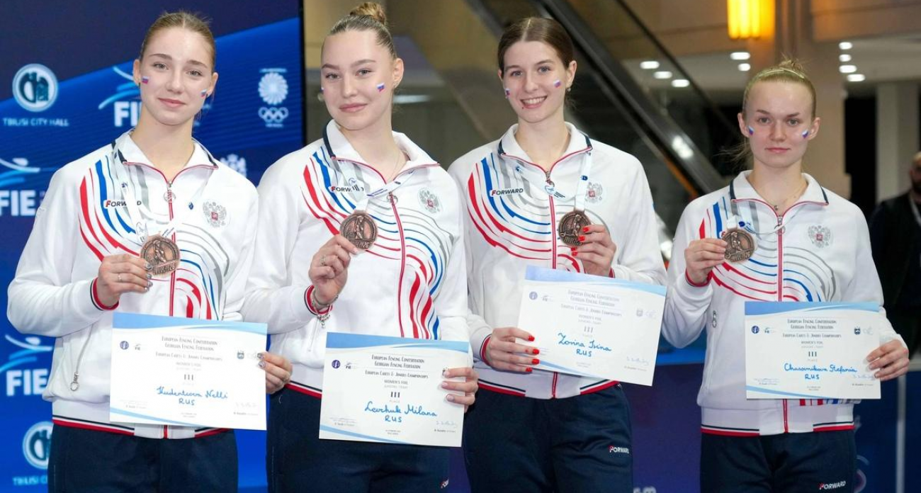 Курская фехтовальщица Куденцова принесла России бронзу первенства Европы