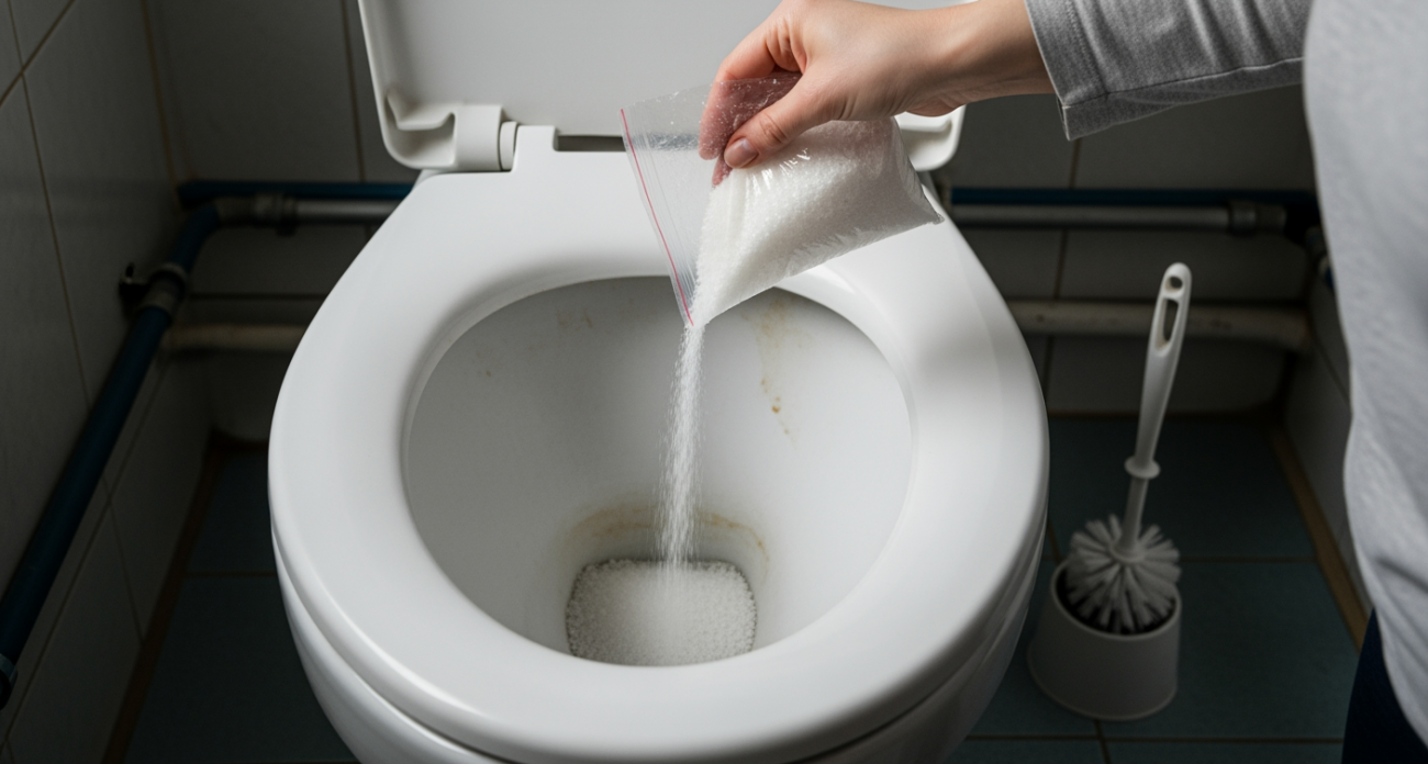Простая кухонная соль творит чудеса с унитазом и экономит тысячи на сантехниках каждый год