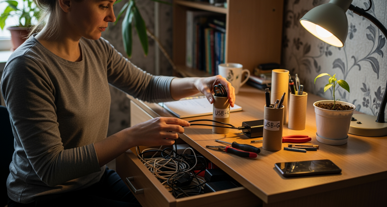 Втулки от туалетной бумаги превращаются в идеальные органайзеры всего за 5 минут без трат на покупки