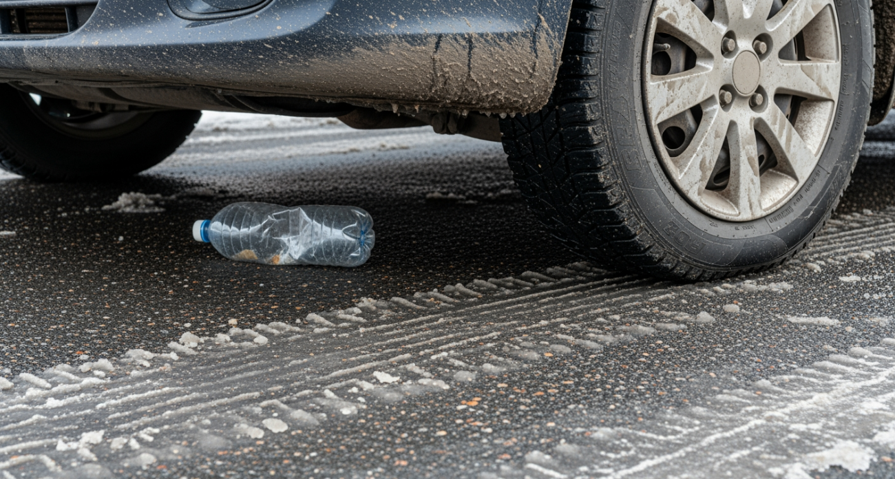 Бутылка под колесом — новый развод на дороге: как мошенники обманывают водителей и как не попасться