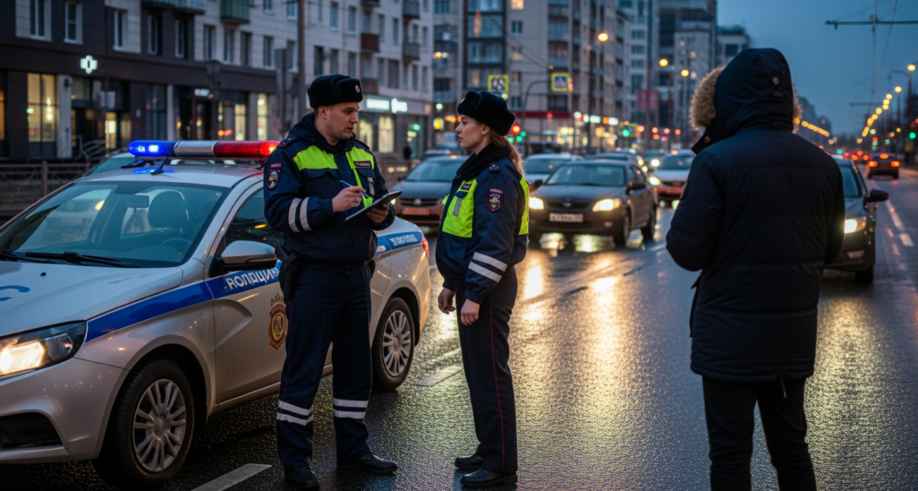 Две аварии одновременно парализовали центр Курска