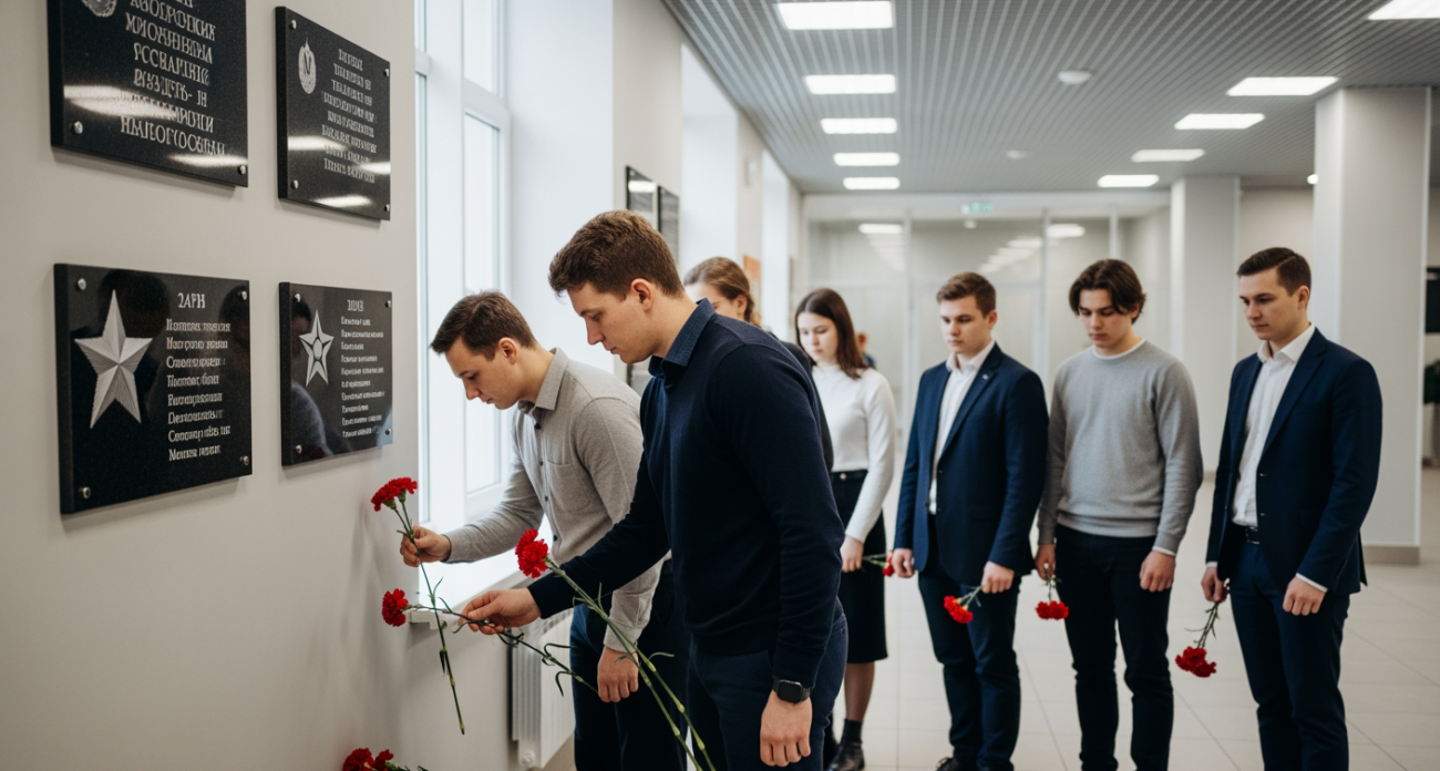 Школа увековечила память трёх выпускников-добровольцев, погибших в СВО