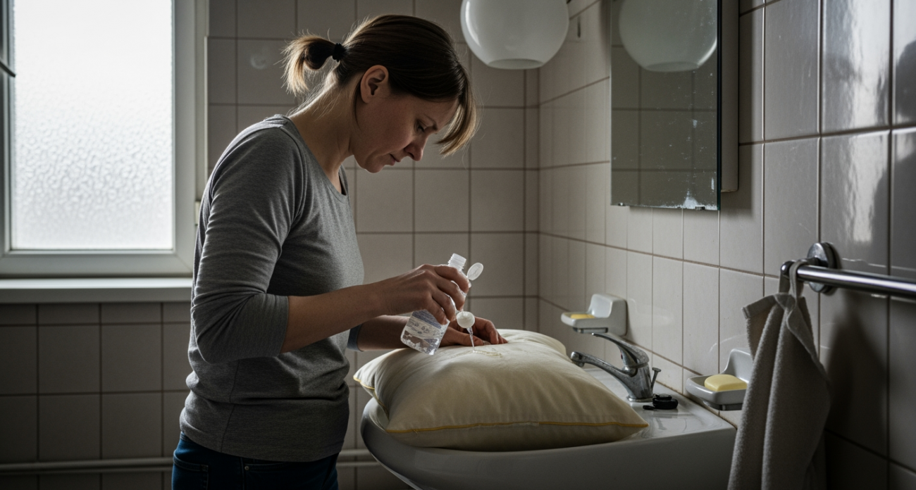 Старые подушки снова как новые после одной процедуры с дешевым аптечным препаратом