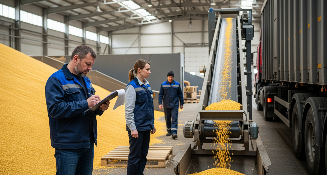 Курская область впервые за год экспортировала 10 тысяч тонн кукурузы