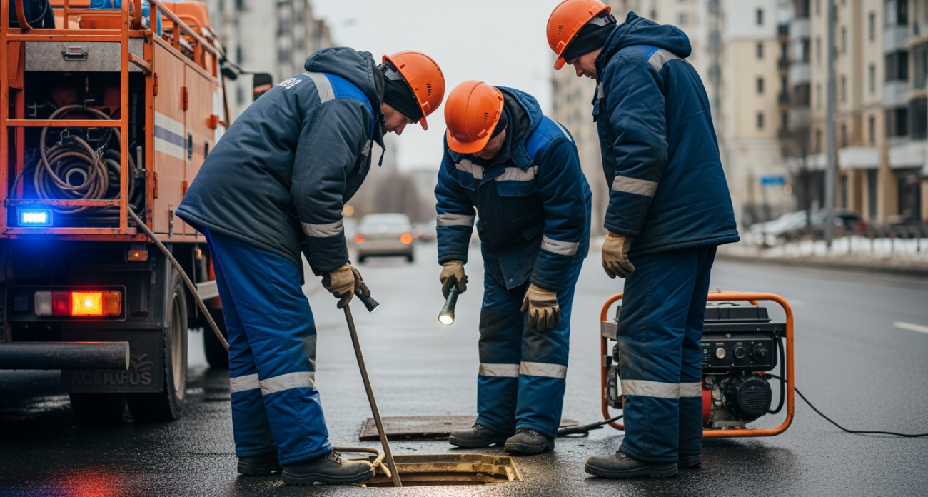 Порыв на улице Горняков оставил без тепла десятки домов в Железногорске