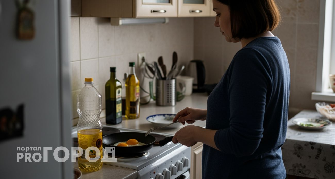 Вот что происходит с вашим организмом когда вы жарите яйца на подсолнечном масле