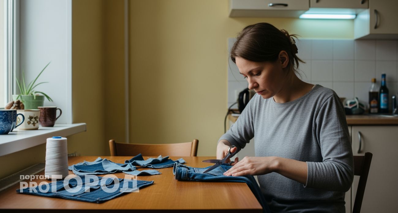 Не выбрасывайте старые джинсы — из них получаются крутые самоделки для быта и экономии бюджета