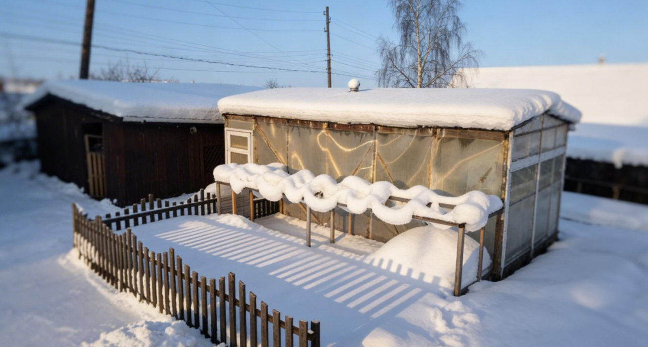 Набросал снег в теплицу и пожалел: сосед сказал, что я дурак, а оказалось, что он просто не разбирается — объясняю, почему это обязательно 